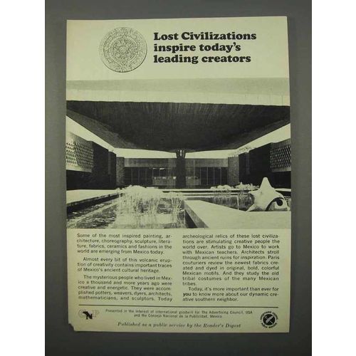 1966 Consejo Nacional de la Publicidad, Mexico Ad