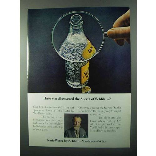 1971 Schweppes Tonic Water Ad - Have You Discovered?