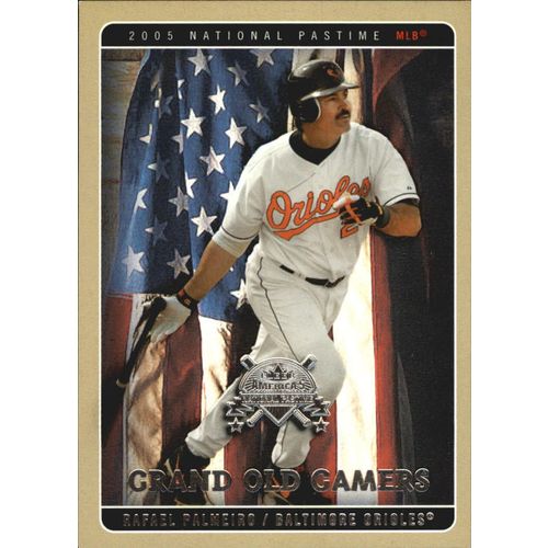 2005 National Pastime Grand Old Gamers Rafael Palmeiro #32 of 35 GOG