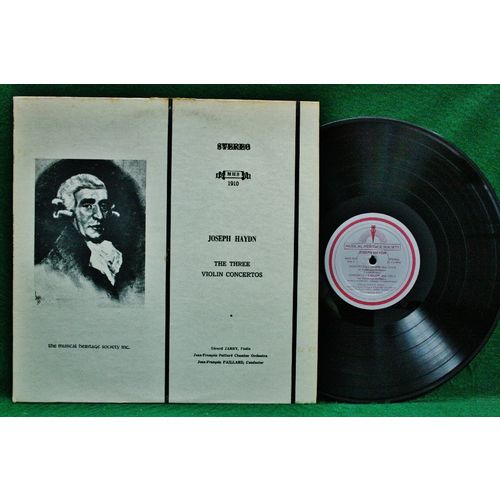 Gerard Jarry/Paillard - Haydn: The Three Violin Concertos - MHS 1910 - EX