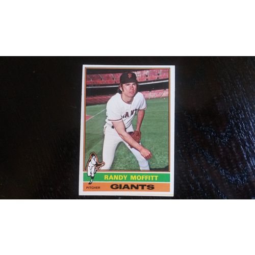 1976 Topps Card # 553 Randy Moffitt Very Good (3) San Francisco Giants