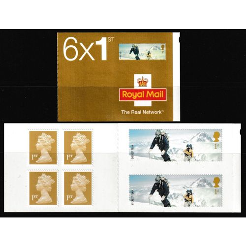 GB 2003 (pm09) PM9 Extreme Endeavours Self Adhesive 1st Class Stamp Booklet