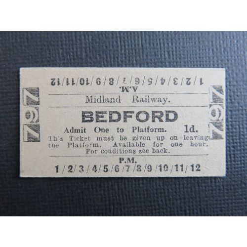 Midland Railway Bedford Replica Platform Ticket