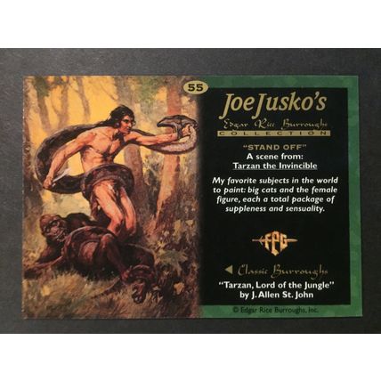 Joe Jusko: Edgar Rice Burroughs I trading card #55, excellent condition!