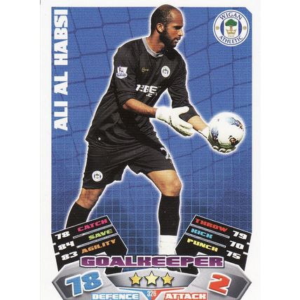 Match Attax 2011/2012 326 Ali Al Habsi Wigan Athletic