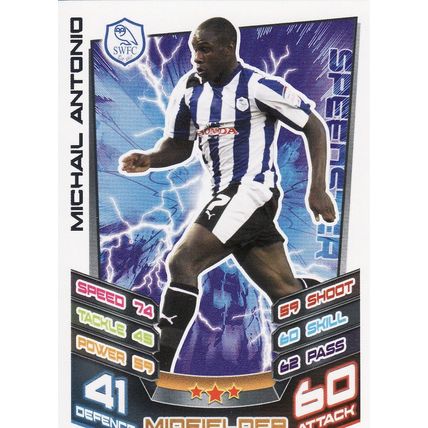 Match Attax Championship 2012/2013 195 Michail Antonio Sheffield Wednesday