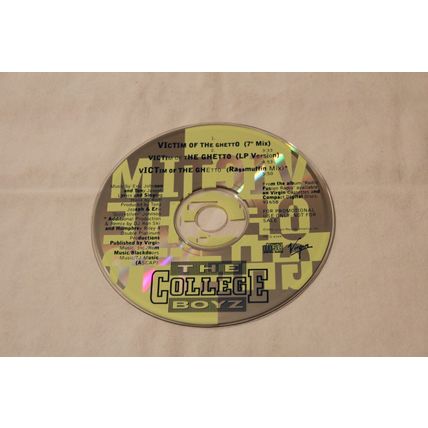 The College Boyz 5" Promo CD Single-VICTIM OF THE GHETTOx3