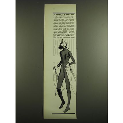1971 Bonwit Teller Formfit Rogers Somebody Suit Advertisement