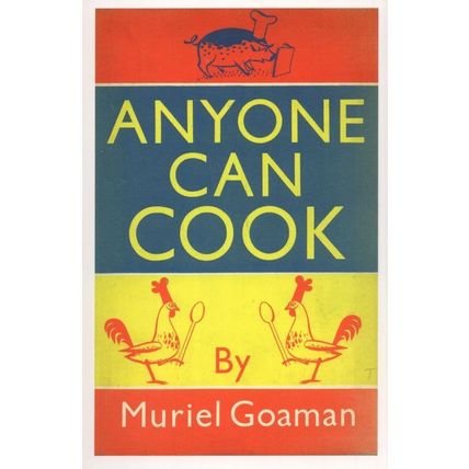 Anyone Can Cook Muriel Goaman 1952 Book Postcard