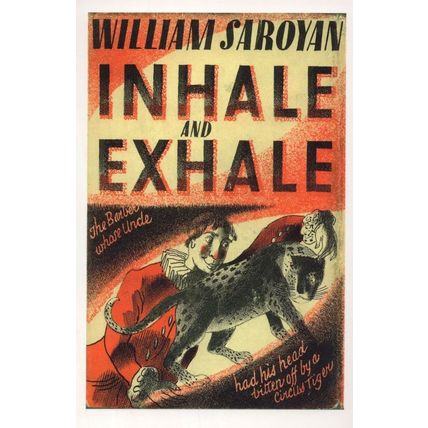 Inhale & Exhale William Saroyan 1936 Book Postcard