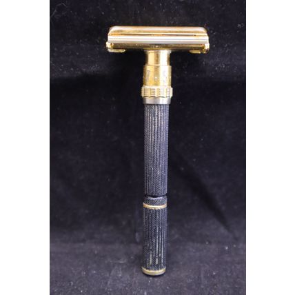 Vintage 1960’s Gillette Black & Gold Adjustable 1-9 Safety Razor 04