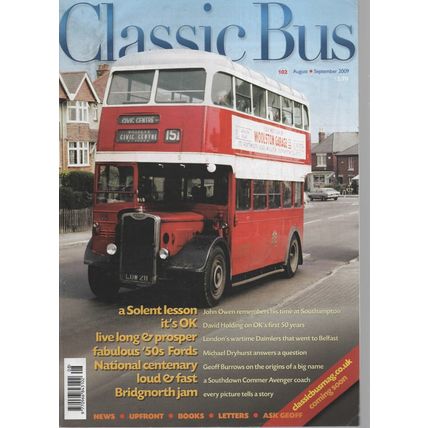 Classic Bus No.102 August September 2009