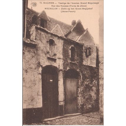 Antique Belgium Postcard c1910's - Malines - (Porte de Jesus)