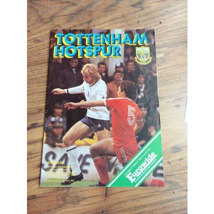 1980/81 League Cup 4th Round Programme & Ticket - Tottenham / Spurs v Arsenal