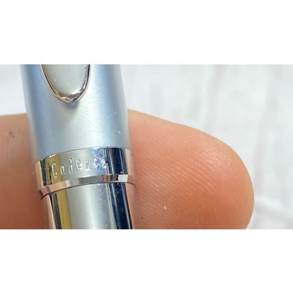 Vintage Cadence Ballpoint Pen, Blue Color, #1 PA, The Pen is Working, Silver col