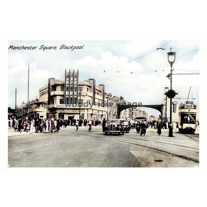 ptc2497 - Lancs. - The Manchester Hotel on Manchester Sq. Blackpool - print 6x4
