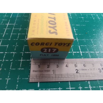Corgi 217 FIAT 1800 Reproduction /Replica Box