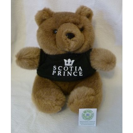 RARE SCOTIA PRINCE TEDDY BEAR with BLUE T-SHIRT cruise & ferry line OOB in 2004