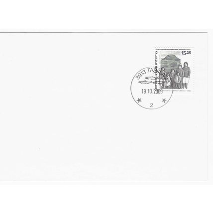 GREENLAND GRONLAND KALAALLIT NUNAAT 2009 NORTH STAR MISSION STATION ON COVER VFU