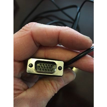 Laptop to TV VGA - Belkin E306792 3m cable 15 pin AWM, VW-1, 20276, with Jack