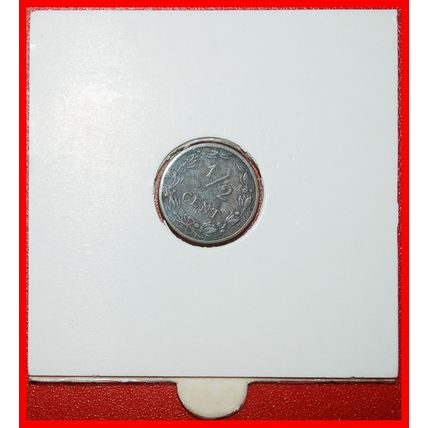 Ⰶ RAMPANT LION (1903-1906): NETHERLANDS ★ 1/2 CENT 1906! ★LOW START★NO RESERVE