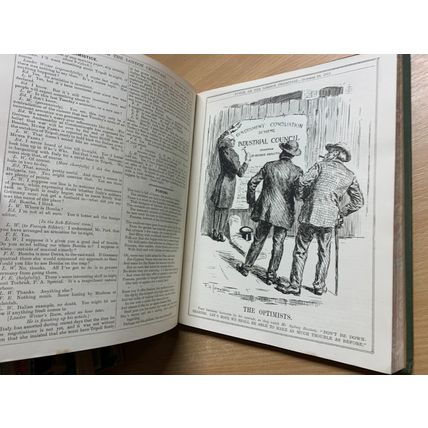 RARE* JULY-DEC 1911 PUNCH MAGAZINE BOUND VOLUME 141 ILLUSTRATED BOOK (P8)