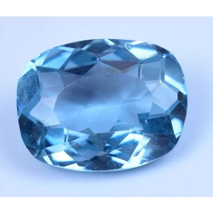Natural Brazilian Blue Aquamarine 11.20 Ct Oval Cut Loose Gemstone