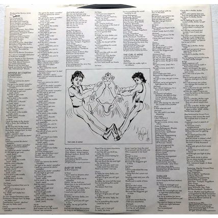1982’s MICHAEL JACKSON "THRILLER" misprinted gatefold record album