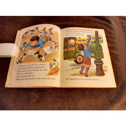 Little Golden Book Seven Little Postmen By Margret W Brown (C) Fine 6.5 1971