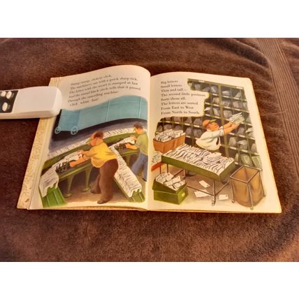 Little Golden Book Seven Little Postmen By Margret W Brown (C) Fine 6.5 1971