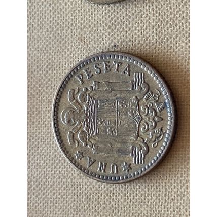 Umlaufmünze Spanien 1 Peseta 1963 im Stern 65
