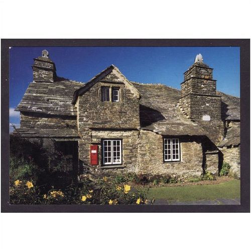 CORNWALL POST CARD - THE OLD POST OFFICE - TINTAGEL #2 - UNUSED