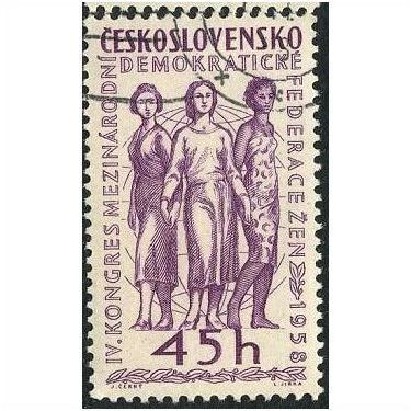 1958 Michel 1079 - #3 cancelled