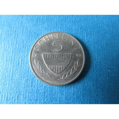 1985 AUSTRIA FIVE SCHILLING FREE POST. K