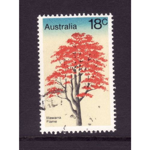 AUSTRALIA 1978 SG664 18c FLAME TREE FINE USED#3
