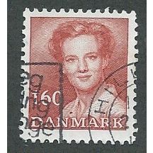 DEN 1982 1.60KR 'QUEEN MARGRETHE II' FINE USED (EBID42-996)