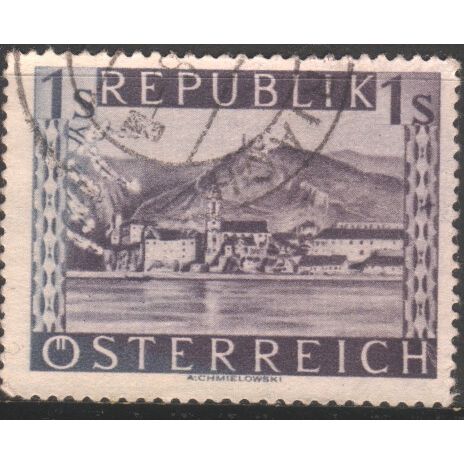 Austria 1947 - 1s brown - Durnstein - used