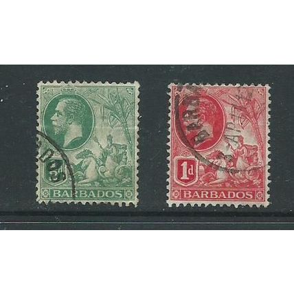 barbados stamps sg171 sg 172 fu sg 171 sg 172