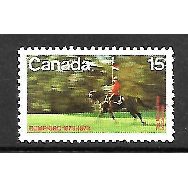 CANADA 1973 ROYAL CANADIAN POLICE 15c MOUNTED POLICEMAN SG753 FINE USED