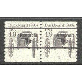2124a 4.9c Buckboard Fine MNH Dry Gum CNP Right 2 P0471