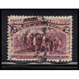Used 231 2c Landing of Columbus Fine K1143