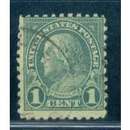 Used 581 1c Benjamin Franklin Average A16315