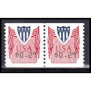 CVP32 29c Shield Very Fine MNH Pair KA2085