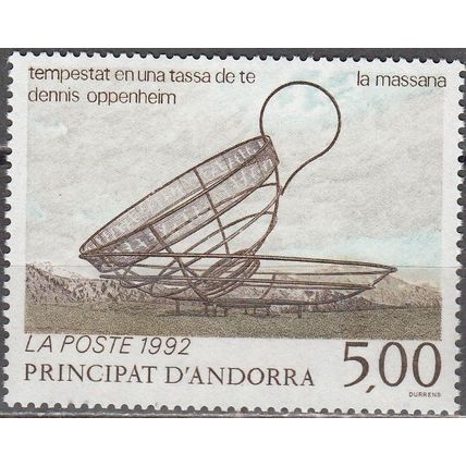 Andorre Français 1992 Michel 445 Neuf ** Cote (2008) 3.00 € Art Dennis Oppenheim