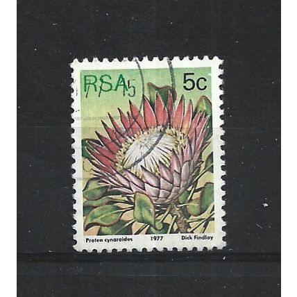SouthAfrica.SG418 5c Protea Cynaroides.Fine Used.Sep25a
