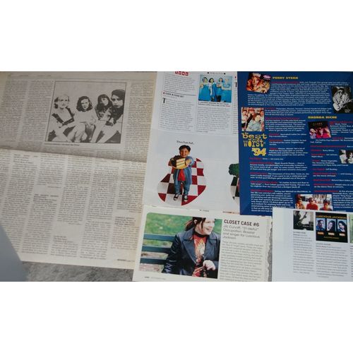 LUSCIOUS JACKSON 28x Clippings 1990s