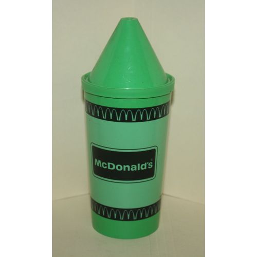 1992 McDonalds Crayon Green Squeeze Bottle