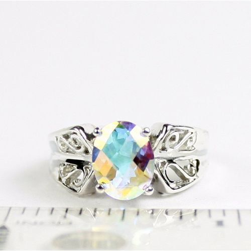 Mercury Mist Topaz, 925 Sterling Silver Ring, SR281