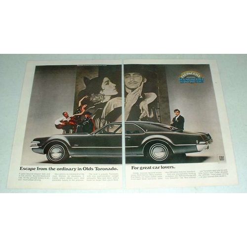 1968 Oldsmobile Toronado Car Ad - For Great Car Lovers