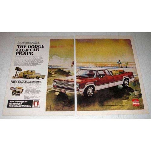 1973 Dodge Club Cab Pickup Truck Ad!